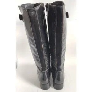 Born Shoes Born Black Cort F5303 Leather Knee High Tall Equestrian Riding Boots Womens 75 Poshmark